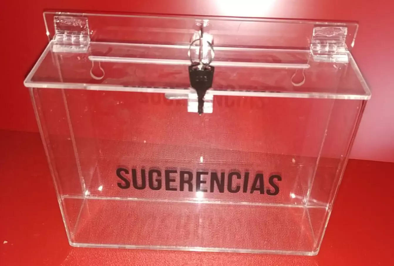 Buzón de sugerencias Acrílico